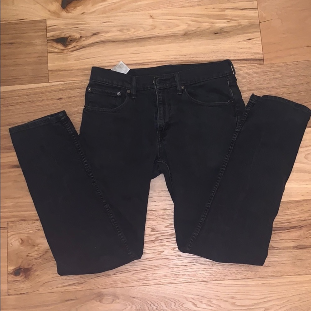 ⚠️SOLD! levi’s black straight legs!